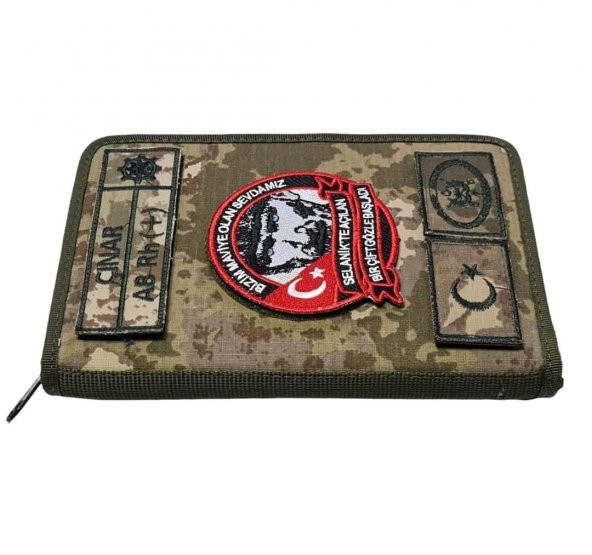 Kamuflaj Ajanda Defter Kabı Kamuflaj Organizer Kalemlik - 6