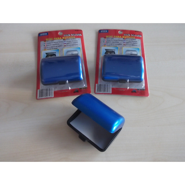 Bozuk Para Kutusu MAVİ (ARAÇ, EV, OFİS) Anahtarlık Ve Çok Amaçlı Toka Takı Kutusu, Anahtar Kutusu - 2