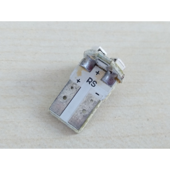 T10 DİPSİZ LED AMPUL LOŞ IŞIK (4 ÇİPLİ) MAVİ 12V (2ADET FİYATI) T10 GÖSTERGE, PARK AMPULU - 3