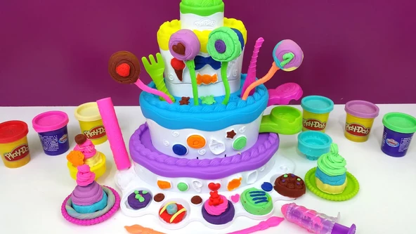 Play-Doh Sweet Shoppe Dev Pasta Playdoh Eğitici Oyun Hamuru Seti FIRSAT ÜRÜNÜ - 4