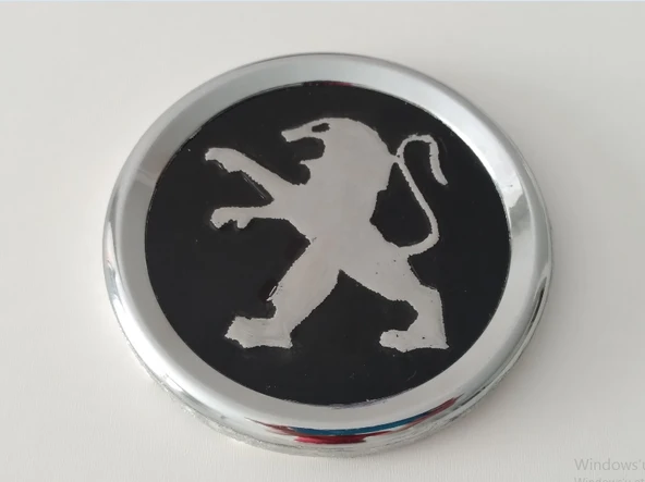 PEUGEOT ARMASI 8,5x8,5cm ÜNİVERSAL - PEUGEOT PANJUR BAGAJ ARMASI, PEUGEOT LOGOSU