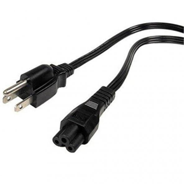 Amerikan Fişli Notebook Adaptör Power Kablosu - 90 cm