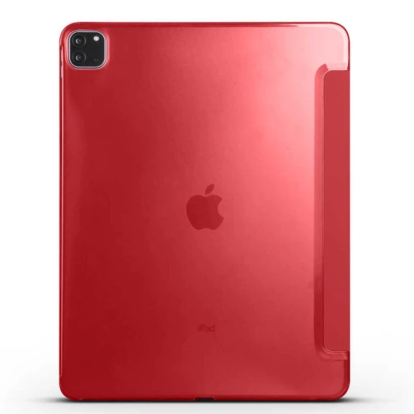 Apple iPad Pro 12.9 2021 (5.Nesil) Smart Cover Standlı 1-1 Kılıf - Resim 5