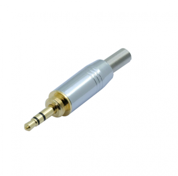 3.5 mm TRS Stereo Erkek Kaliteli Vidalı Jack