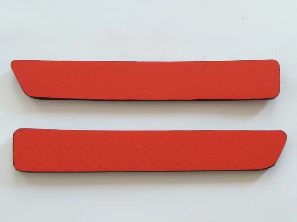 DOBLO 3 ARKA TAMPON REFLEKTÖRÜ SAĞ SOL (YAPIŞTIRMALI) KIRMIZI - KEDİGÖZÜ - DOBLO REFLEKTÖR - 5