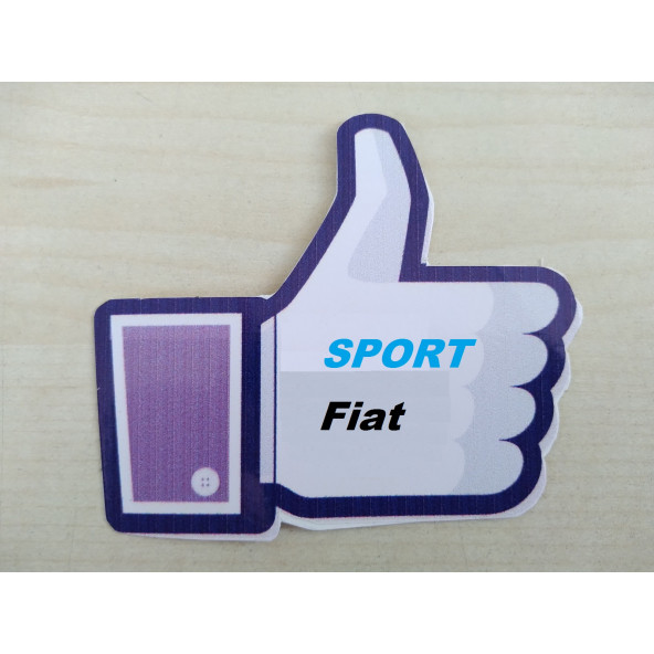FİAT EL sticker 7cmx6cm (FİAT sticker) FİAT logosu - FİAT arması - FİAT ETİKETİ