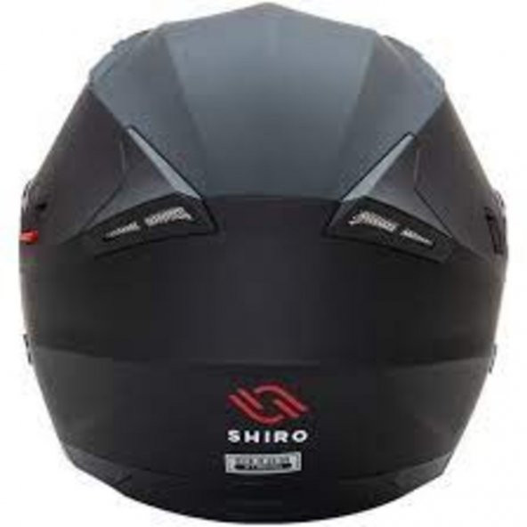 Shiro Sh 450 Açık Kask Mat Siyah - 2