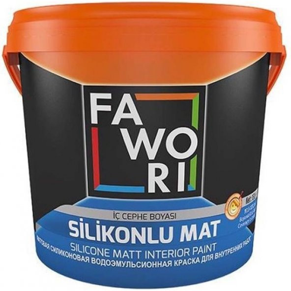 Fawori Silikonlu Mat Iç Cephe Boyası 3.5 kg Lületaşı
