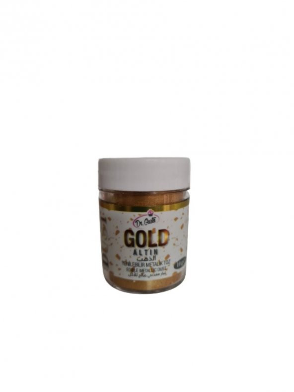 Dr. Gusto Gold Yenilebilir Metalik Toz 10 gr