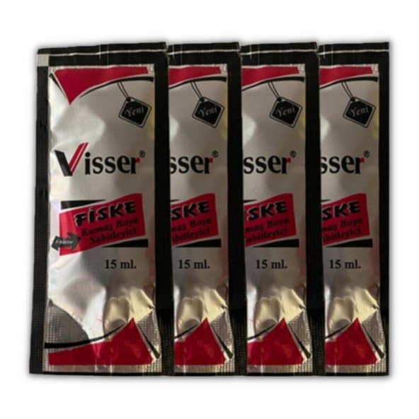 Fiske Kumaş Sabitleyici 15 ml Kot Pantolon Gömlek Tişört Tekstil Boya Sabitleyici 4 Adet Pamuk Keten Yün Kot Kumaşlarda Kullanım