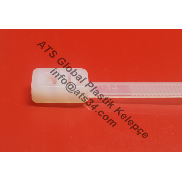 Çift Kilitli Kablo Bağı Plastik Cırt Kelepçe 4.8X165 200 Adet - Resim 2