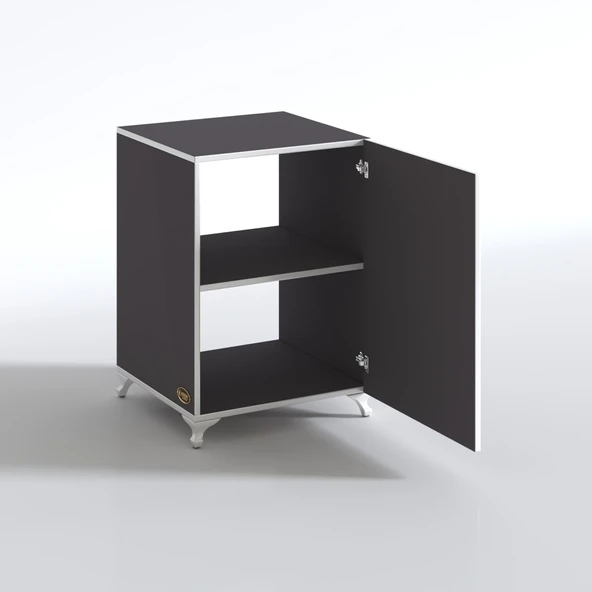 Kenzlife ocak dolabı ahunaz gri 85*60*56 hazır mutfak klasik set üstü ocak için arkalıksız - Resim 3