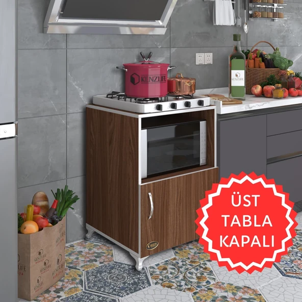 Kenzlife ocak dolabı revbahar cvz 85*60*56 hazır mutfak klasik set üstü ocak için arkalıksız ürün görseli 1