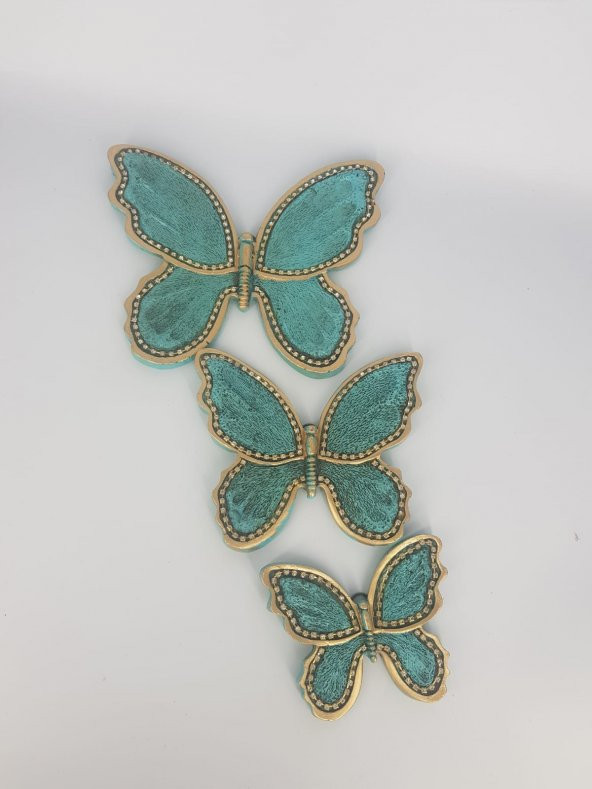 Emg İthalat EMG 102 Kelebek Kanallı Taşlı 3Lü