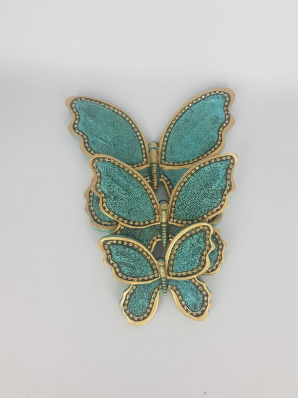 Emg İthalat EMG 102 Kelebek Kanallı Taşlı 3Lü - 2