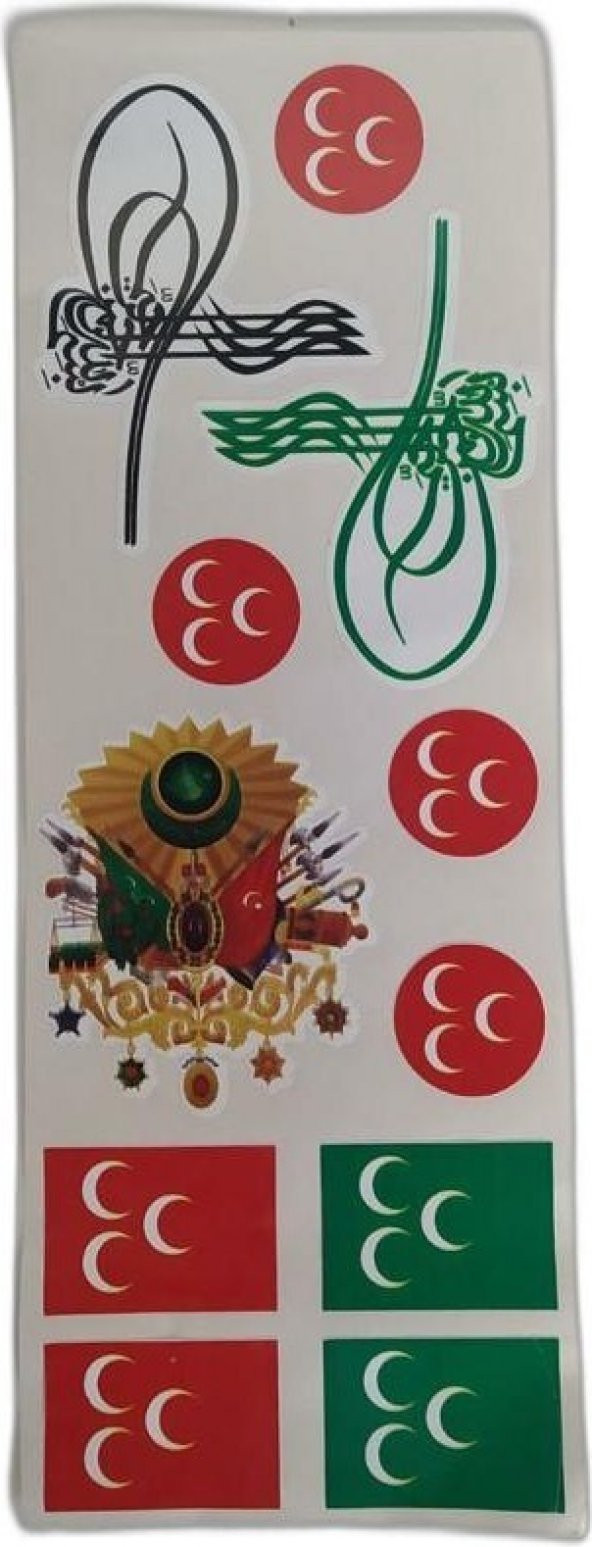 HLD Osmanlı Sticker Yapıştırma Seti