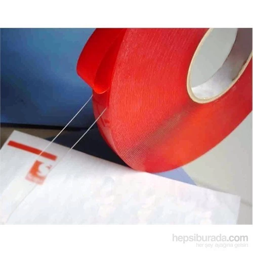 Çift Taraflı Bant 10 mm X 5 Metre Süper Güçlü Montaj Bandı (Şeffaf) - 2