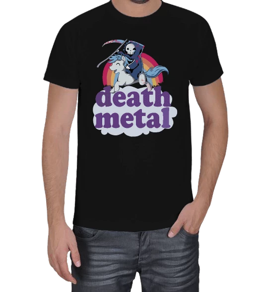 Death Metal - Azrail Gökkuşağı Erkek Tişört - 1