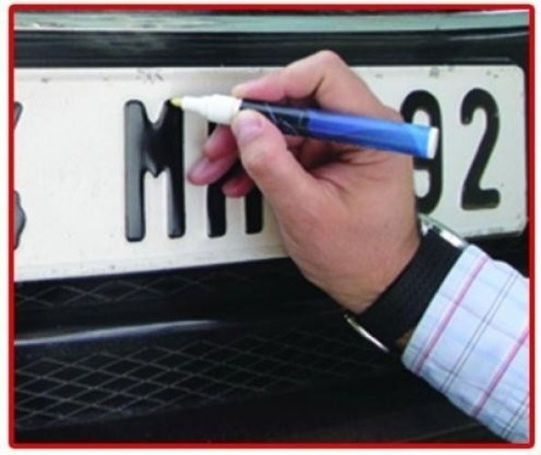 HLD Siyah Oto Plaka Yazma Kalemi - 2