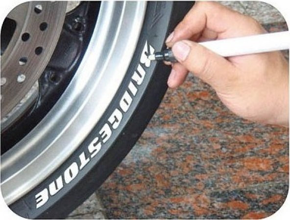 HLD Lastik Yazma Kalemi Beyaz - 2