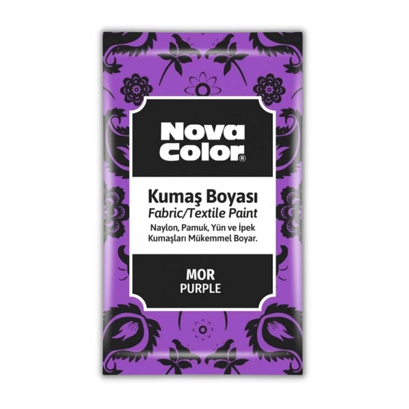 Kumaş Boyası Toz 12 gr 1 Adet Nova Color Toz Kumaş Boyası Kot Pantalon Gömlek Tişört Tekstil Kumaş Boyası 1 Adet - 7