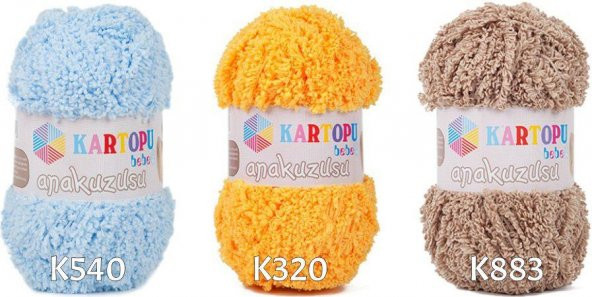 Kartopu Ana Kuzusu El Örgü İpi Bebe Yünü - 4
