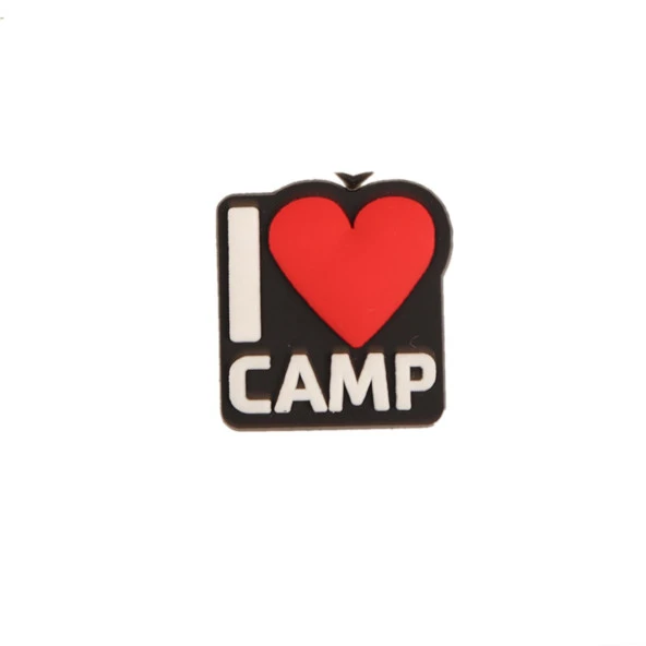 I LOVE CAMP TASARIM CROCS TERLİK SÜSÜ