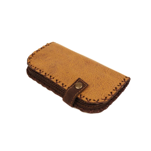 BB HARDAL KAHVE FRİDA KEDİ ÖRGÜ TASARIM CÜZDAN - 4