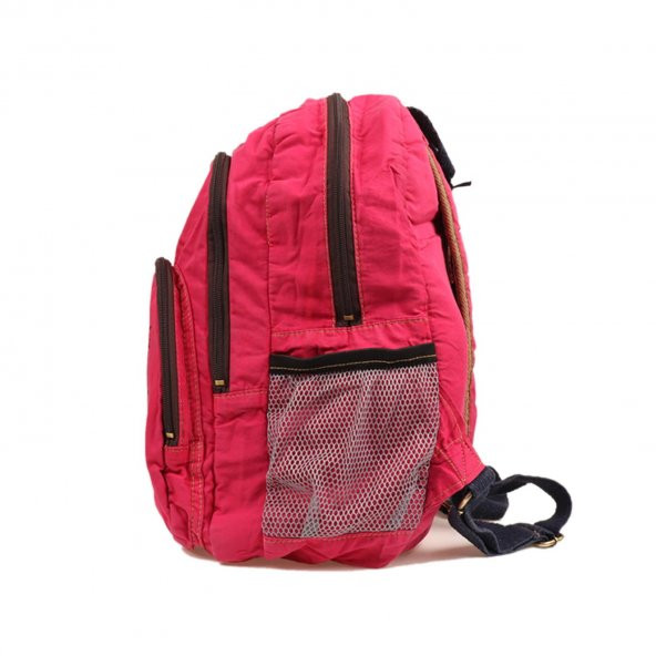 OLD COTTON CARGO NEW MİSSİSİPPİ BAG SIRT ÇANTASI 5017 PEMBE NAR ÇİÇEĞİ RENK - 4