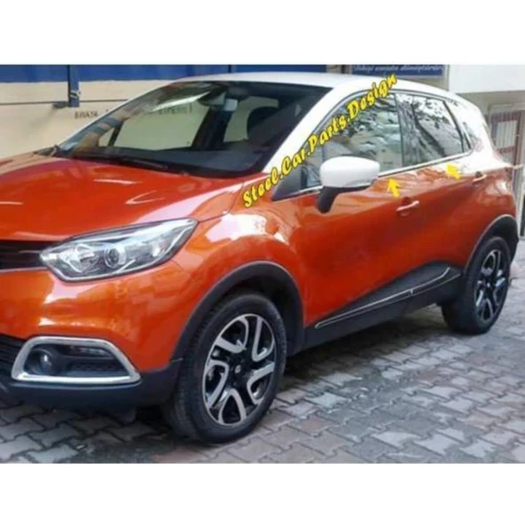 Renault Captur Krom Cam Çıtası 4 prç. 2013-2019  P. Çelik ürün görseli