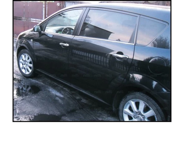 Toyota Verso Krom Cam Çıtası 4 prç. 2004-2009 P. Çelik - Resim 2