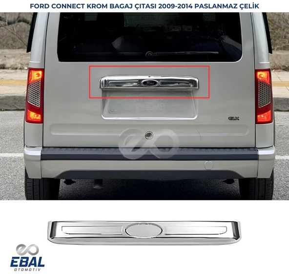 Ford Connect Krom Bagaj Çıtası 2009-2014 P. Çelik ürün görseli