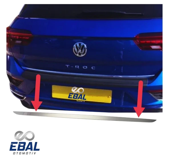 Vw T-Roc Krom Bagaj Alt Çıta 2017 ve Üzeri P.çelik ürün görseli