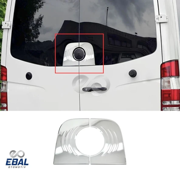 MERCEDES SPRİNTER W906 KROM ARKA AMBLEM ÇERÇEVE 2 PRÇ  2007-2018 ürün görseli