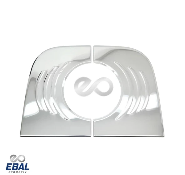 MERCEDES SPRİNTER W906 KROM ARKA AMBLEM ÇERÇEVE 2 PRÇ  2007-2018 - Resim 3