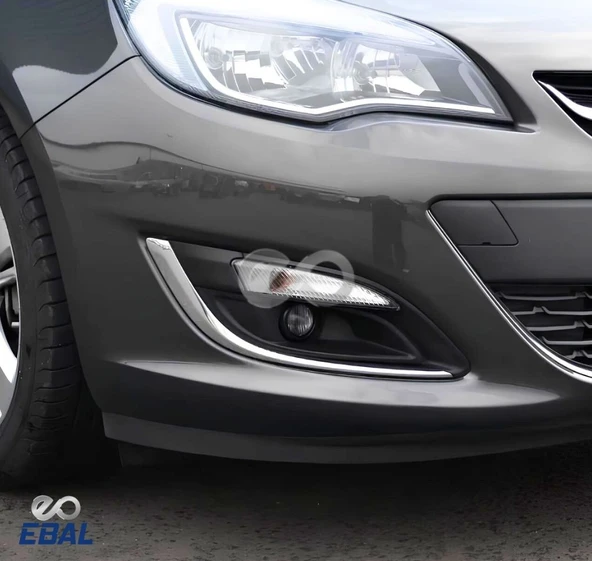Opel Astra J Sedan-HB Krom Sis Farı Çerçevesi 2 prç 2012-2015 Paslanmaz Çelik - 3