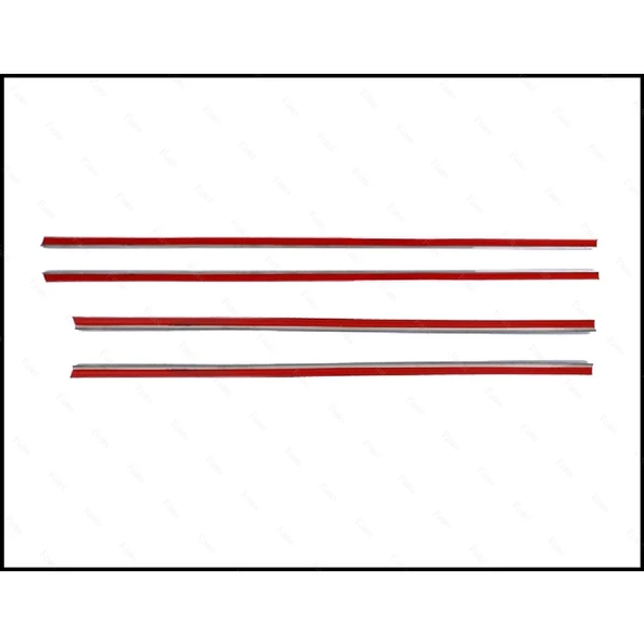 Dacia Logan MCV Krom Cam Çıtası 4 prç. 2013 Üzeri P. Çelik - Resim 4