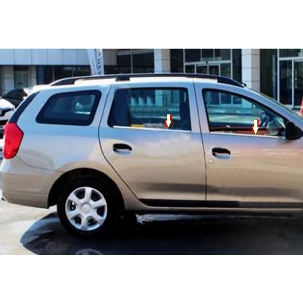 Dacia Logan MCV Krom Cam Çıtası 4 prç. 2013 Üzeri P. Çelik ürün görseli 1