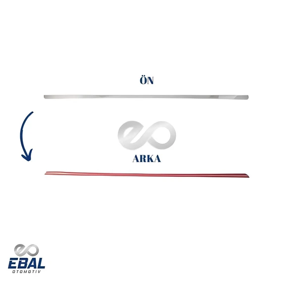 Citroen Berlingo Krom Bagaj Alt Çıtası 2008-2018 Arası P. Çelik - Resim 3