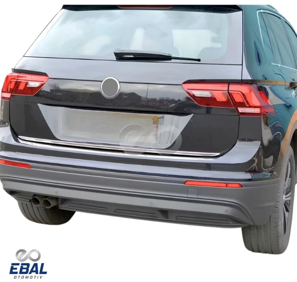 VW Tiguan Krom Bagaj Alt Çıtası 2016 ve üzeri Paslanmaz Çelik - Resim 2
