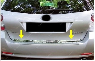 Toyota Verso Krom Alt Bagaj Çıtası 2010 Üzeri P.Çelik ürün görseli