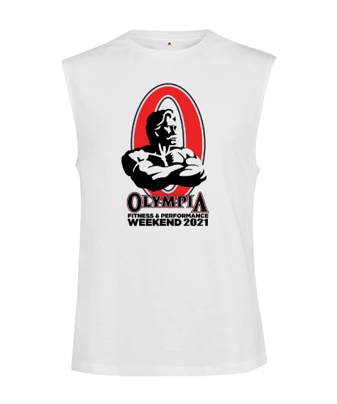 OLYMPİA ATLET Kesik Kol Unisex Tişört