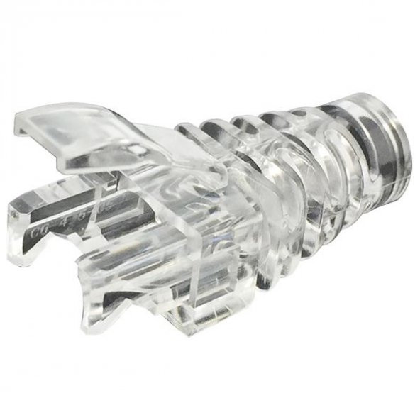 Yeni Nesil Cat. 6 RJ45 Kılıf - Şeffaf - 1