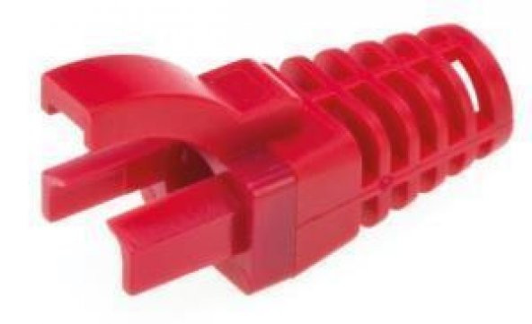 Yeni Nesil Cat. 6 RJ45 Kılıf - Kırmızı