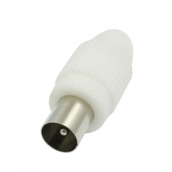 TV Anten Erkek Konnektör Beyaz - RG-6 Tipi - 10 Adet ürün görseli 1