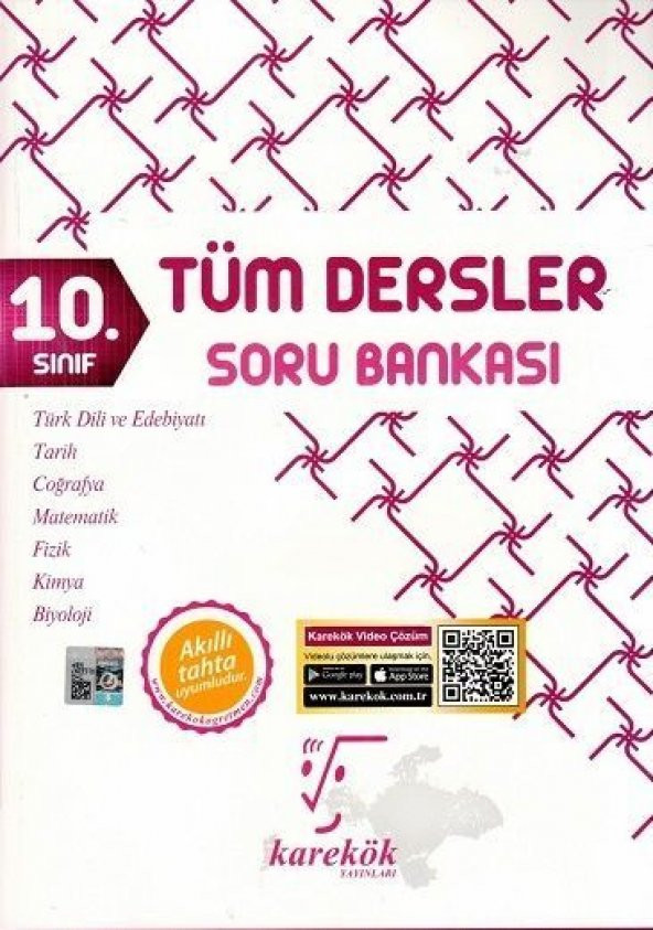 10.Sınıf Tüm Dersler Soru Bankası Karekök Yayınları