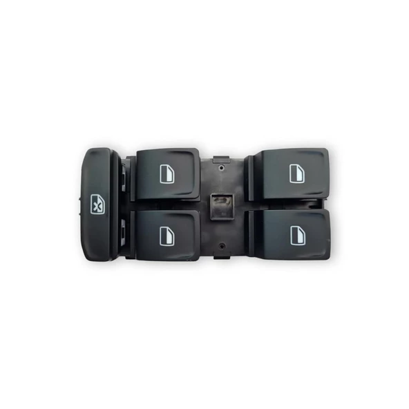 Skoda Octavia 3 A7 2017-2020 Sol Ön Kapı Dörtlü Cam Düğmesi 5E0959857 - Resim 3