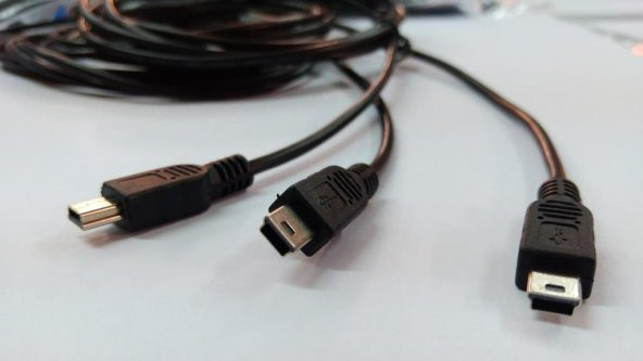 Mini USB Kaliteli Kablo 1.8 Metre - 10 Adet