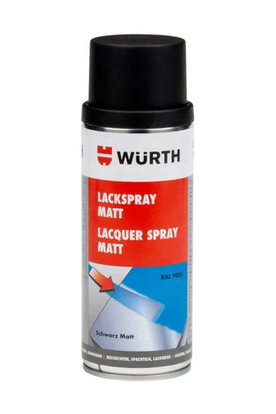 Würth Sprey Tampon Boya Ral9005 Mat Syh 400ml