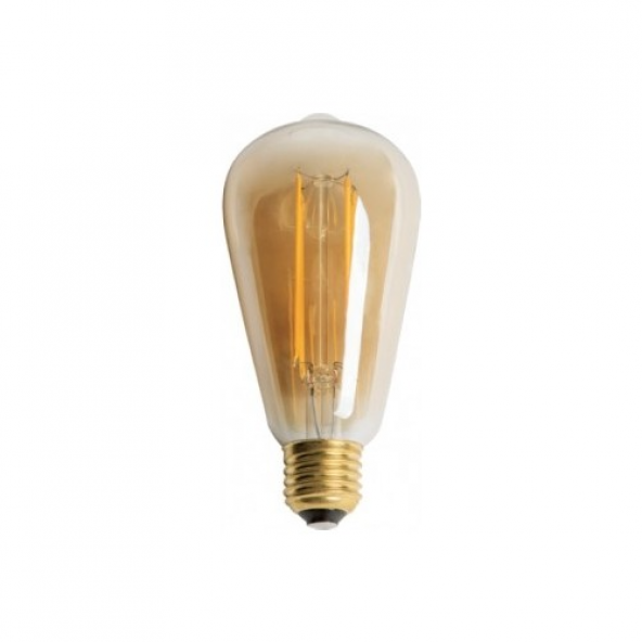 CATA CT-4290 8W RUSTİK LED AMPUL (ST-64) (AMBER )
